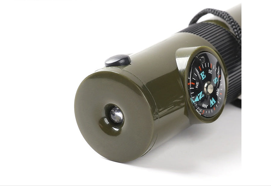 Outdoor 7 in 1 Multifunctional Survival Whistle