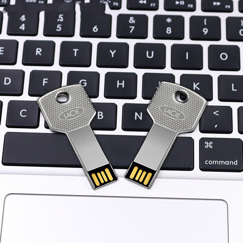Ultra-Thin Waterproof Metal Key USB Drive