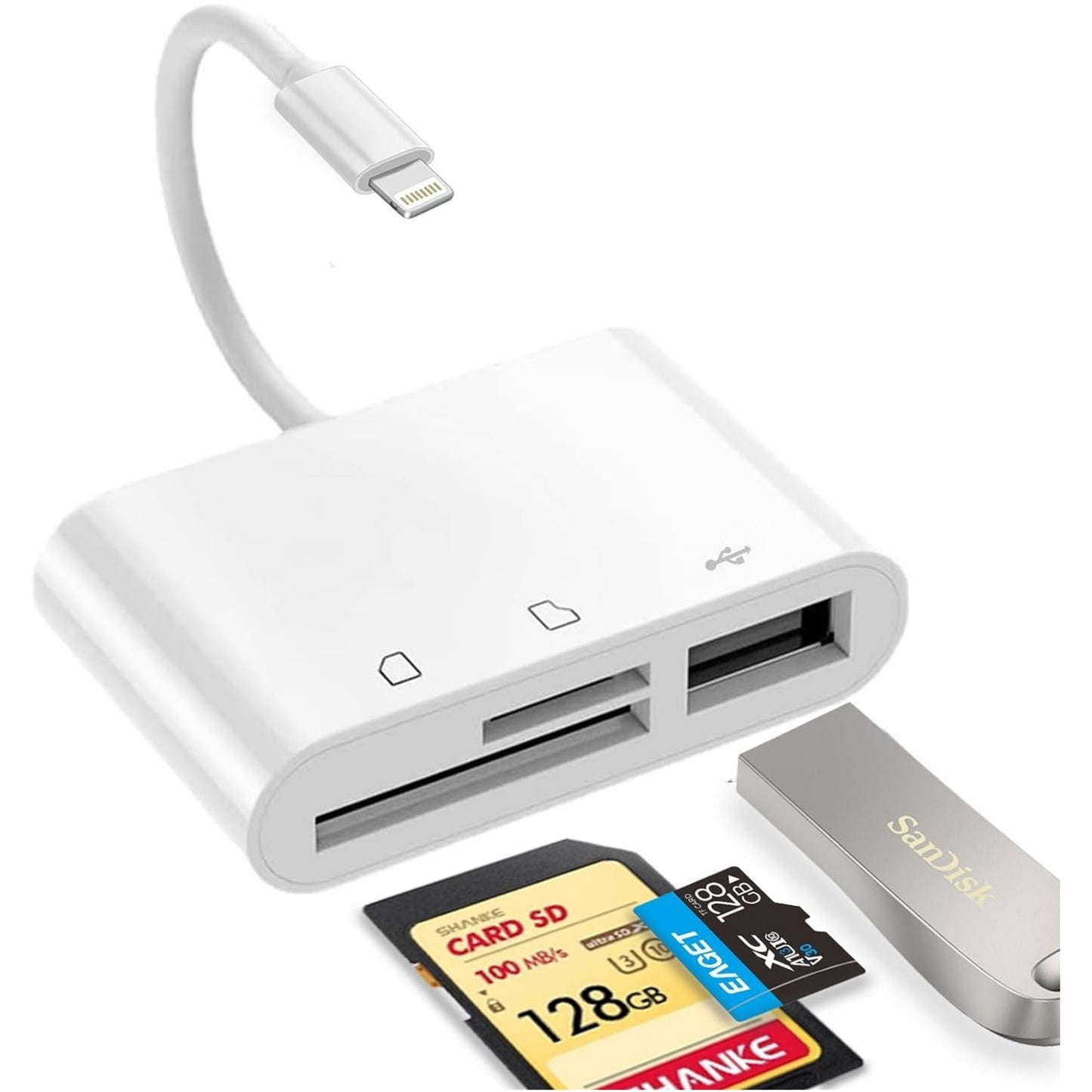 3-in-1 Tablet TF Card Reader U Disk Memory Expansion