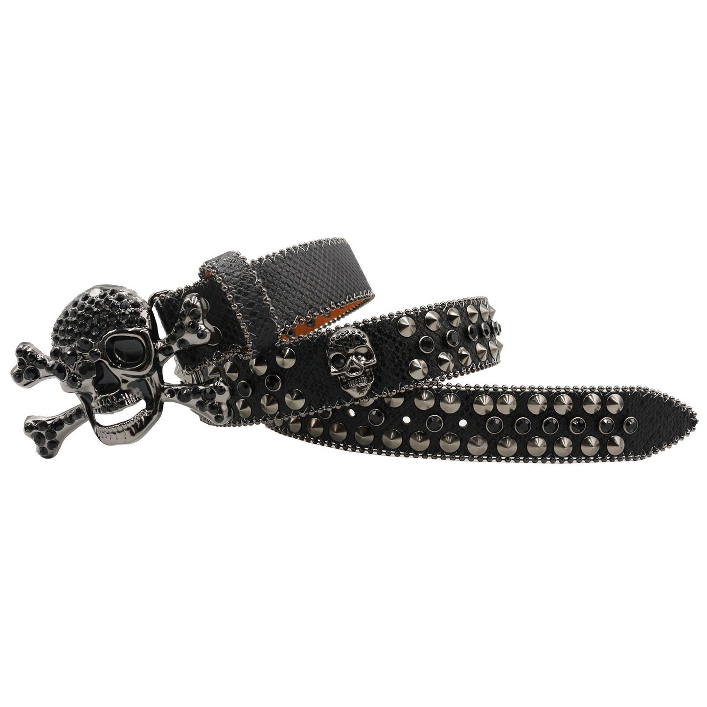 Women's Rhinestone Snake Pattern Belt