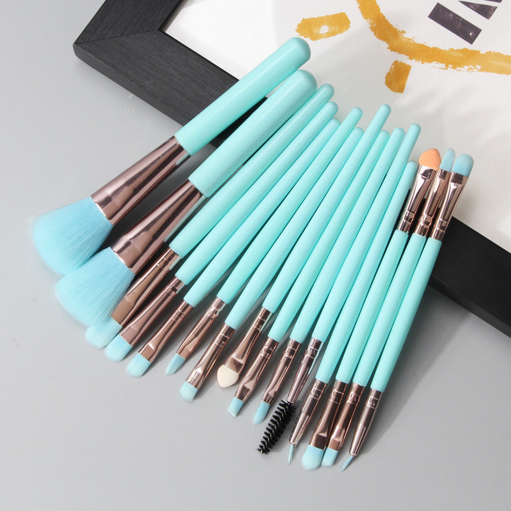 MAANGE 18-Piece Makeup Brush Set with Fan Brush – eBay Hot Seller