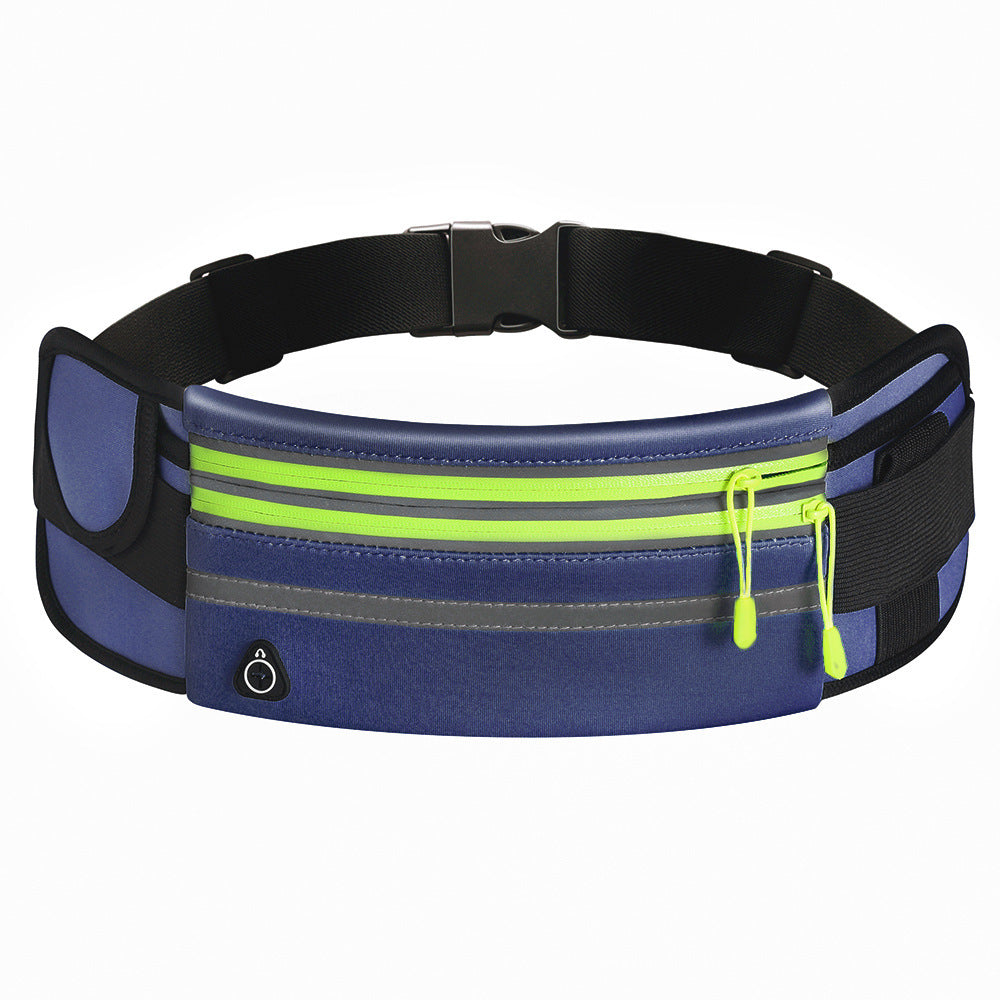 Waterproof Double Zippers Waist Bag
