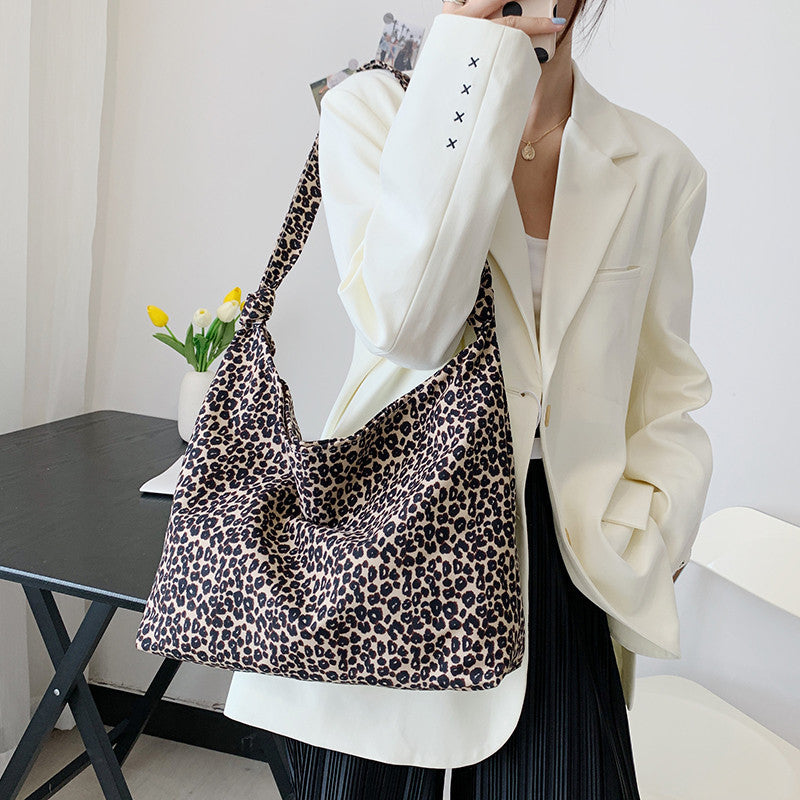 Leopard Print Shoulder Bag