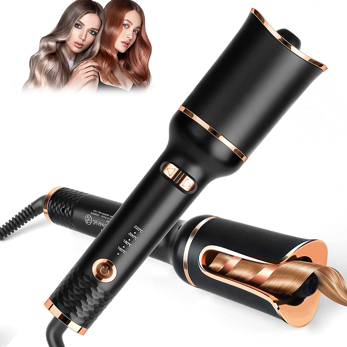 Auto-Rotating Curling Wand Styler