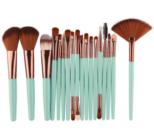 MAANGE 18-Piece Makeup Brush Set with Fan Brush – eBay Hot Seller