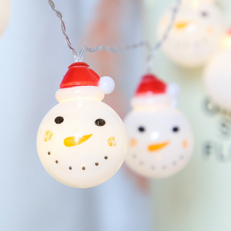 Snowman String Christmas Lights Decoration