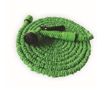 Telescopic Latex Water Hose with High-Pressure Spray Gun