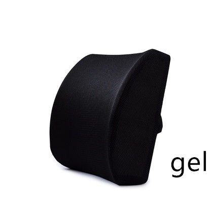 Breathable Ice Mesh Memory Foam Car Waist Cushion