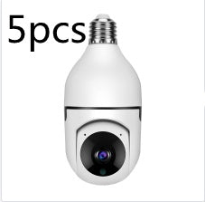 WiFi Bulb Camera 1080P 4X Zoom E27 5G Home Security Monitor