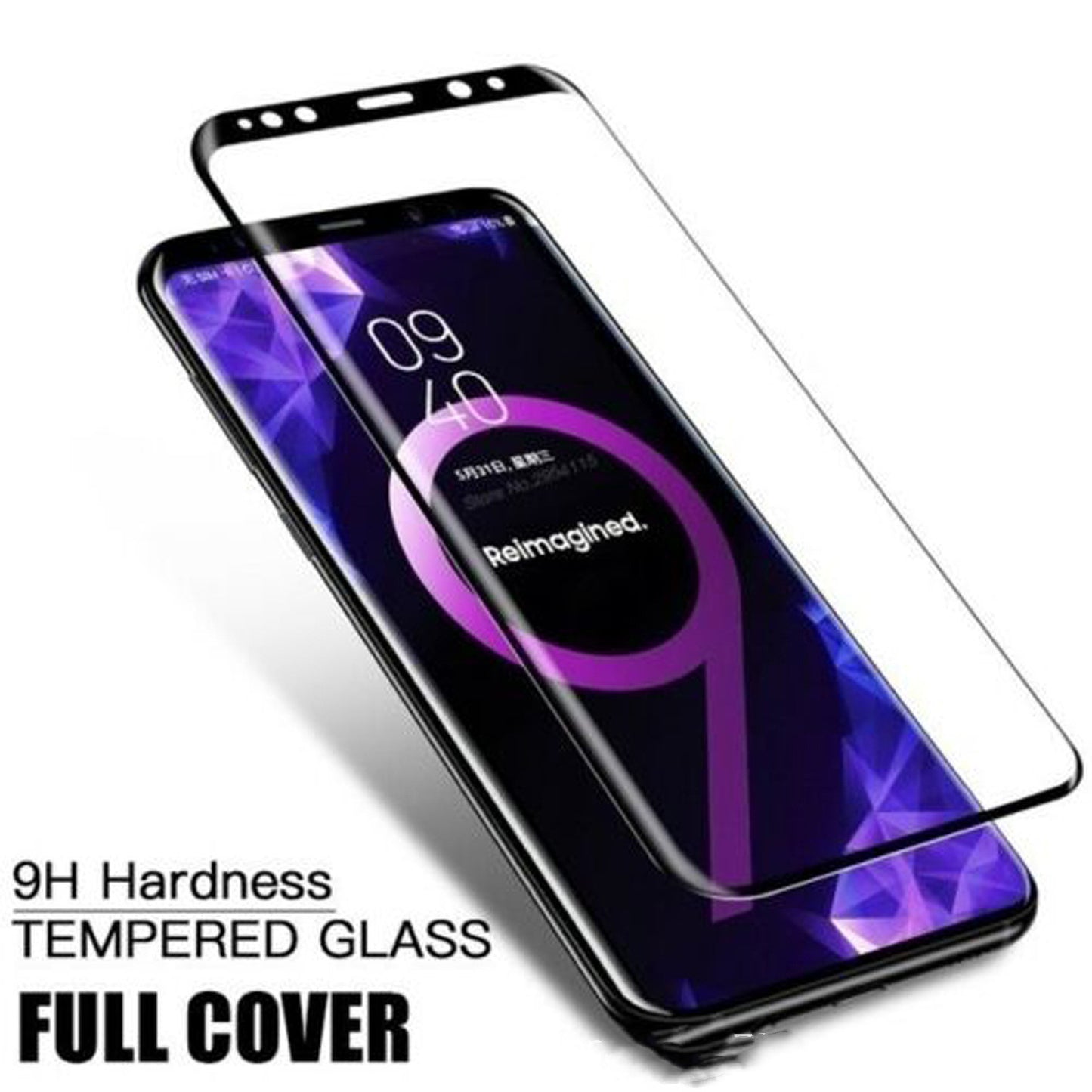Tempered glass film screen printing full screen mobile phone film