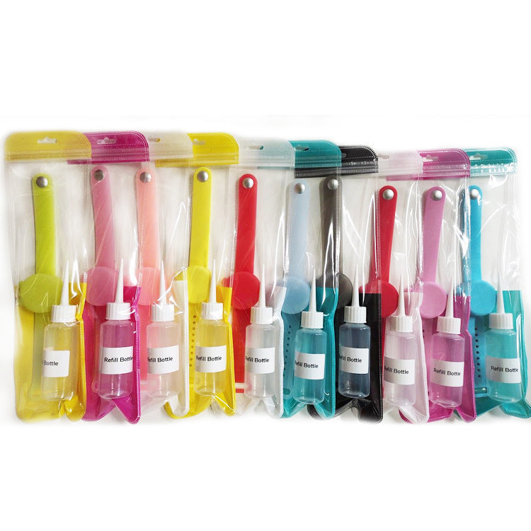 Outdoor Silicone Hand Sanitizer Bracelet Dispenser