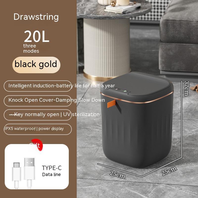 Smart Trash Can with Lid Automatic Induction
