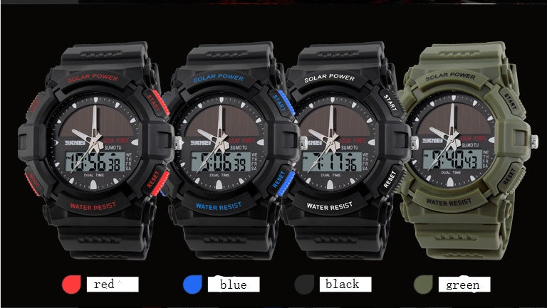 Time Beauty Solar Sports Watch