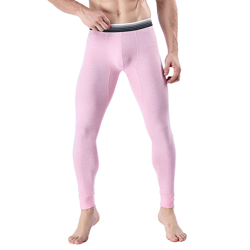 Men's Cropped Cotton Warm Long Johns
