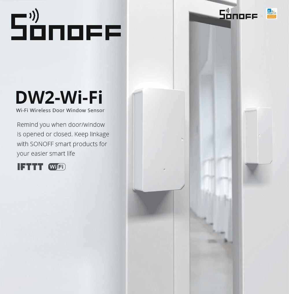 Wireless WiFi Door Window Sensor No Network Needed