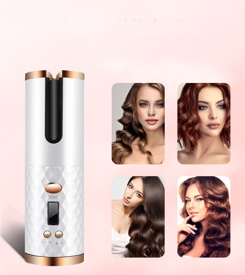 Portable Rechargeable Auto Hair Curler