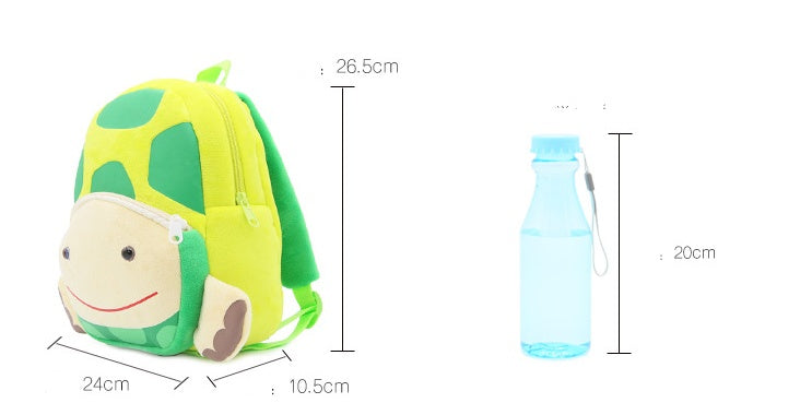 Turtle Plush School Backpack