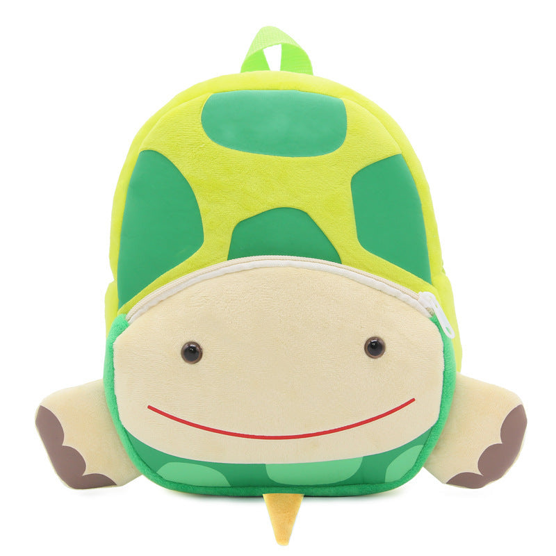 Turtle Plush School Backpack