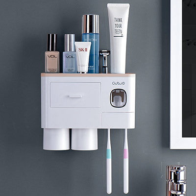 Magnetic Toothbrush Holder Storage Rack