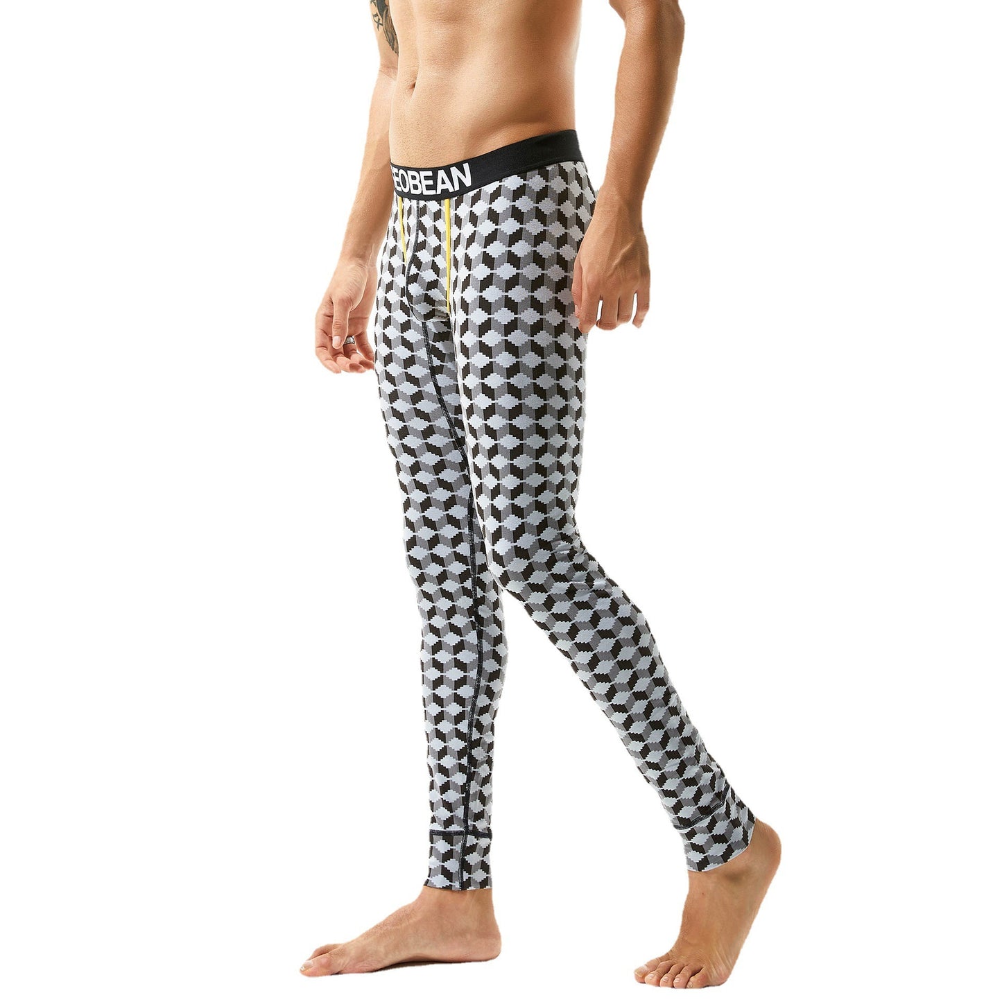 Men's Elastic Breathable Cotton Thermal Long Johns