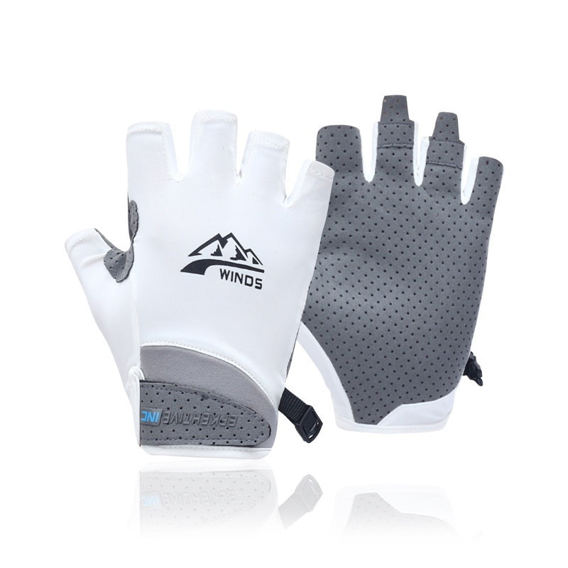 Fitness Cycling Half Finger Touch Screen Gloves