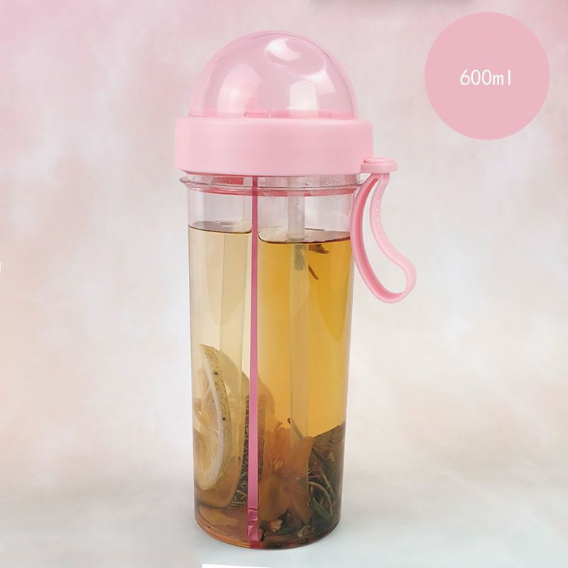 Double Drink Water Cup Bottle Kitchen Gadget