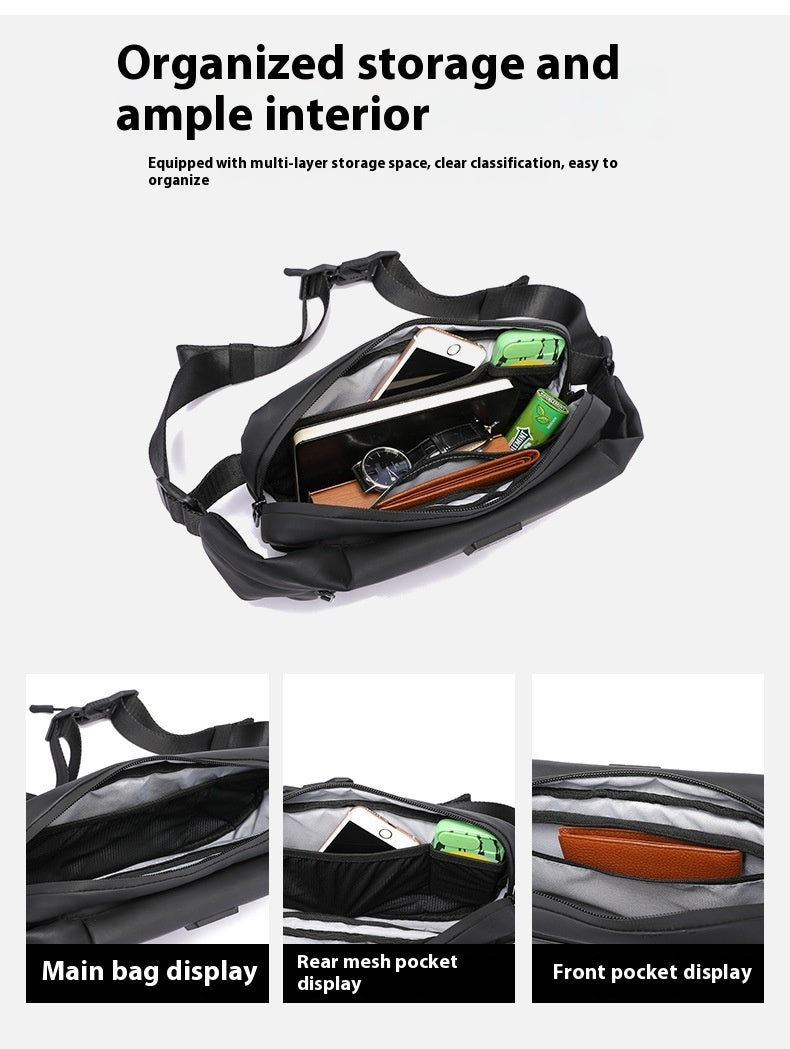 Smart LED Outdoor Sports Waist Bag: Dynamic Mobile Display