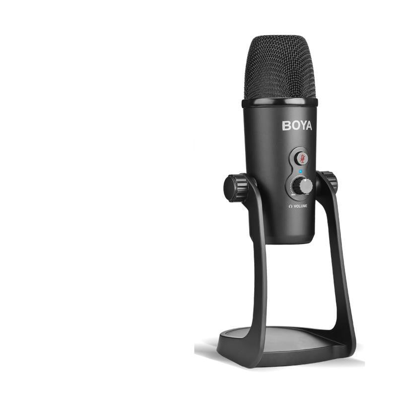 Condenser Microphone Eat Broadcast Recording Built-in Sound Card