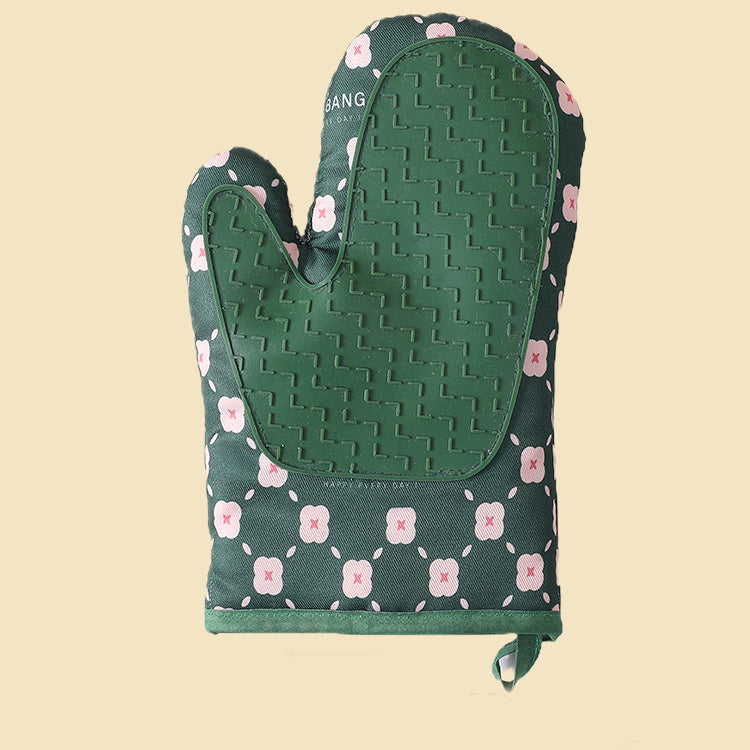 Heat Resistant Oven Mitts Anti-Scalding Gloves
