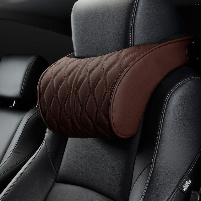 Car Headrest and Lumbar Support Set