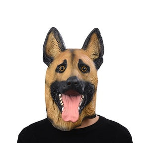 Halloween Cartoon Horror Animal Police Dog Mask