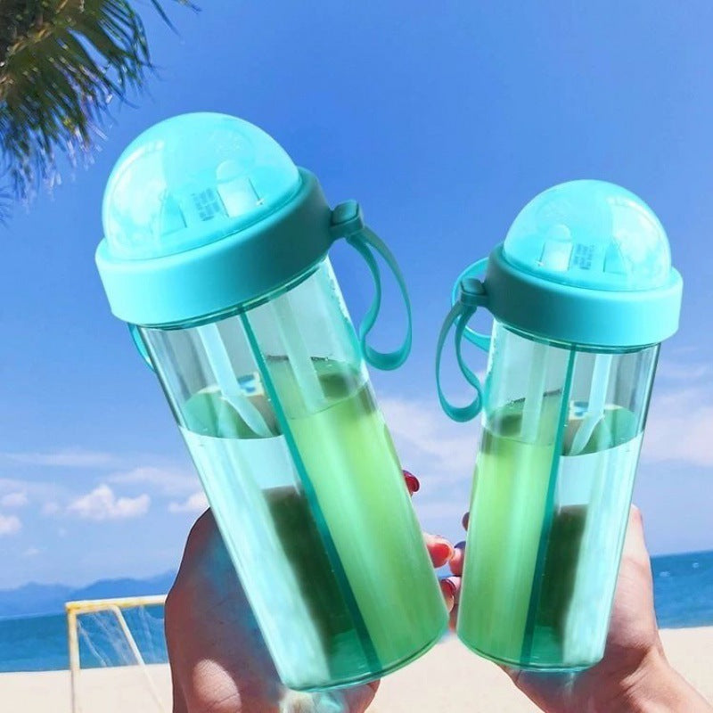 Double Drink Water Cup Bottle Kitchen Gadget