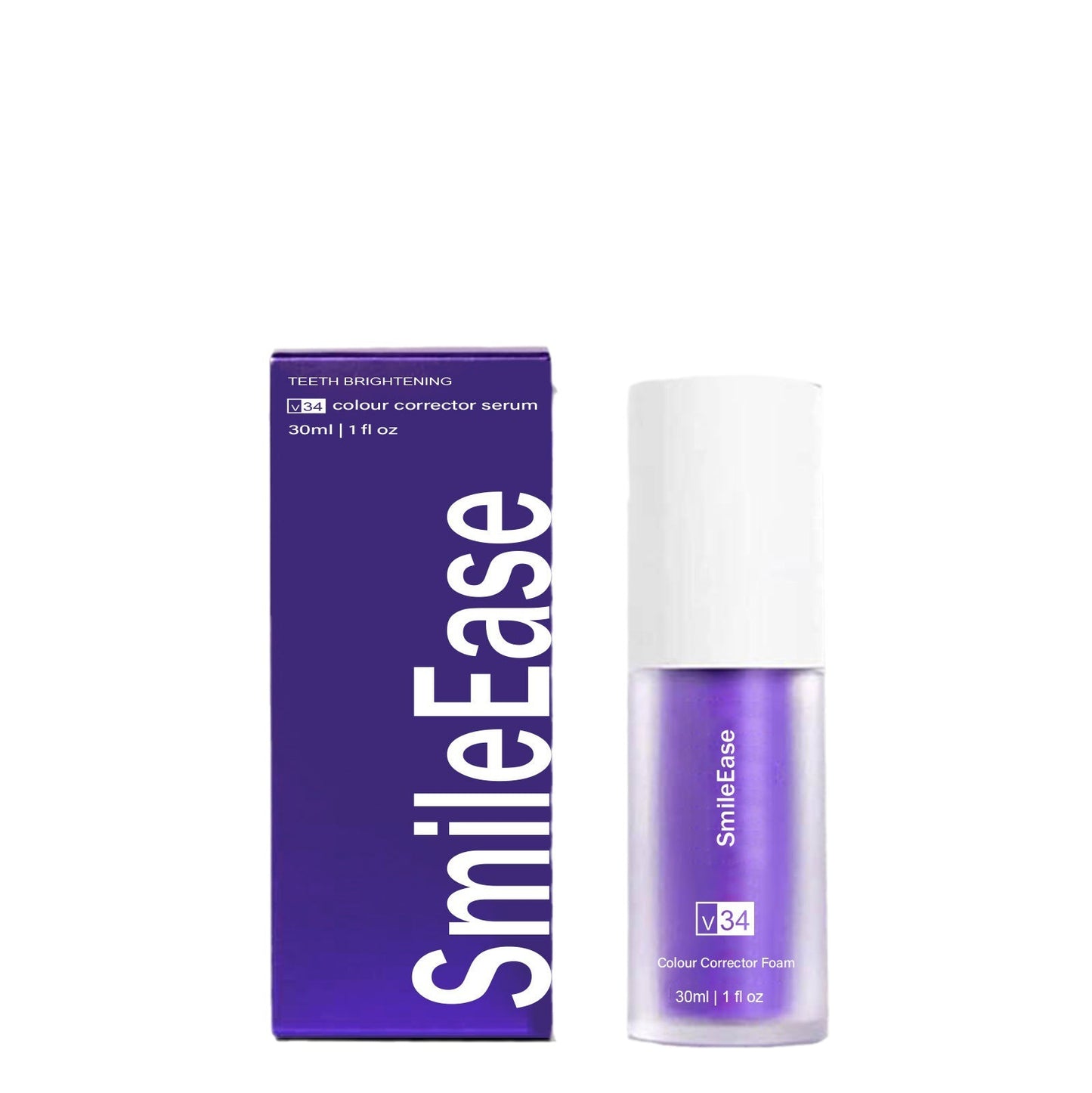 Purple Press Type Teeth Whitening Toothpaste