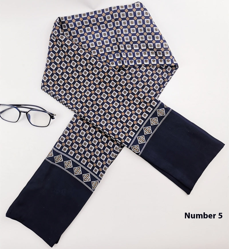 Men's Silk Cashmere Business Long Scarf