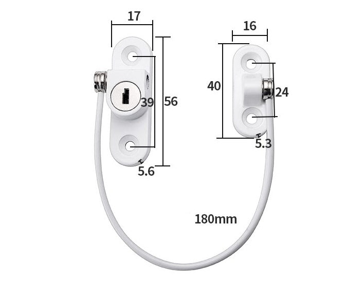 Window Security Chain Lock for Baby Safety