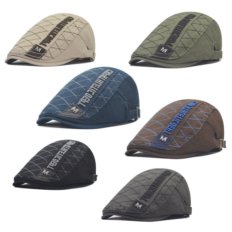 Men's Autumn Winter Sun Protection Peaked Cap