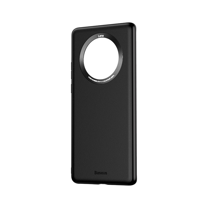 Alloy Plain Leather Case For Mate 40