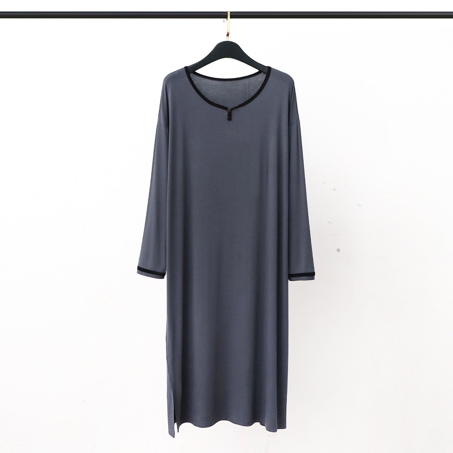 Long Soft Draping Bathrobe Men's Pajamas