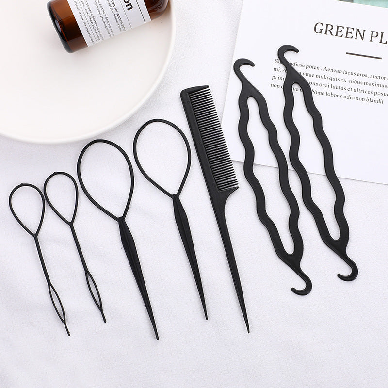 Braided Hair Travel Kit: Disc, Comb, Needle