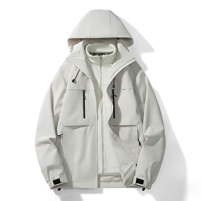 Men's And Women's Three-in-one Spring And Autumn Windproof