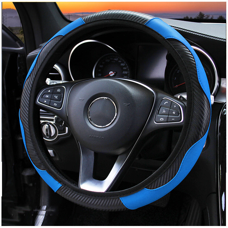 Carbon Fiber Sport Steering Wheel Cover No Inner Ring