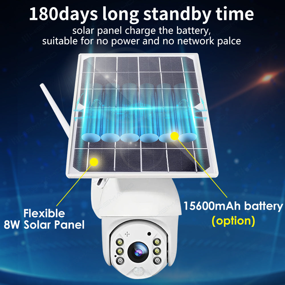 4G LTE Solar Wireless Security Camera
