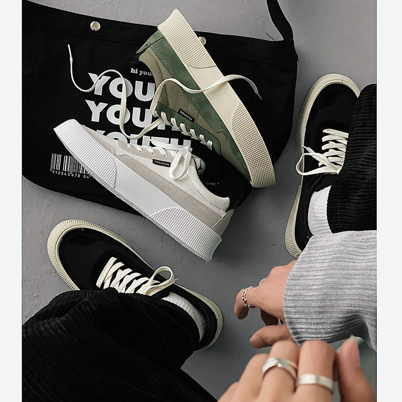 Low-top Platform Student Sneakers: Casual and Breathable