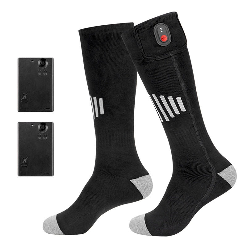 Electric Heating Pure Cotton Skiing Warm-keeping Socks