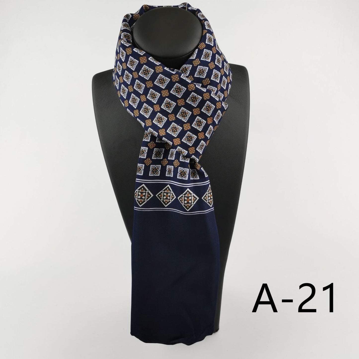 Men's Double Layer Cashmere Washed Warm Scarf