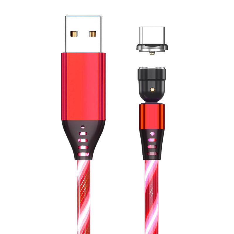 540 Rotate Magnetic 3A Charging Cable USB Type C