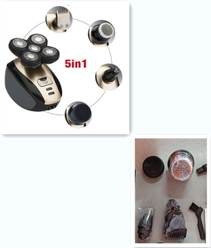5 In 1 Electric Shaver Razor Beard Nose Trimmer