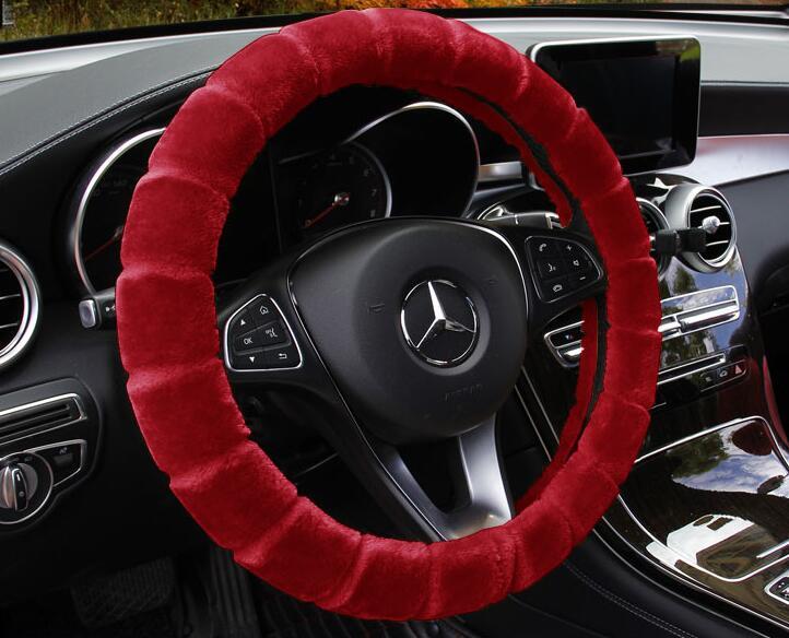 Velvet Plush Winter Steering Wheel Grip