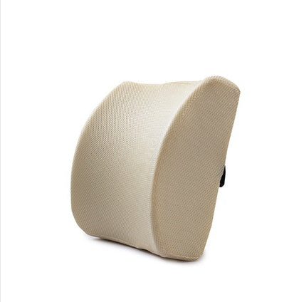 Breathable Ice Mesh Memory Foam Car Waist Cushion