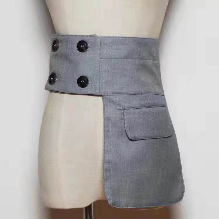 Women's French Retro Wide Belt